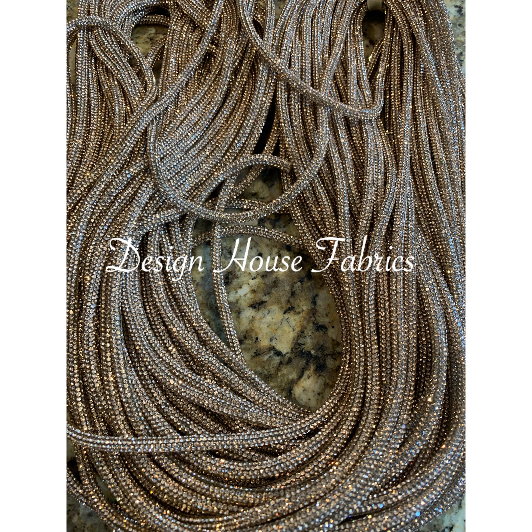 Rhinestone Rope - Rust – Design House Fabrics